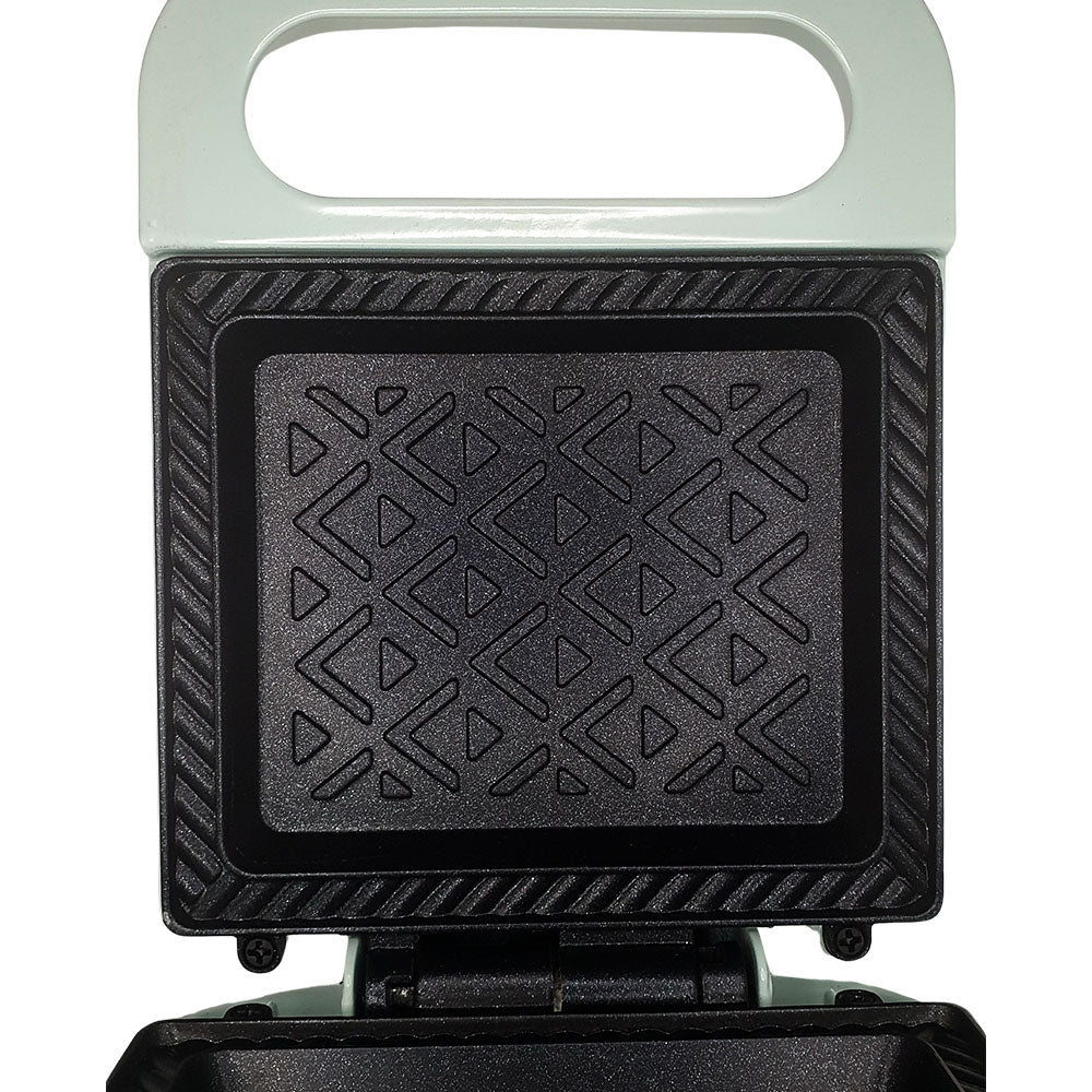 Sanduicheira Eletrica Portatil, Torradeira Antiaderente 500W, 220V, Verde Claro, Bulla - EL3011