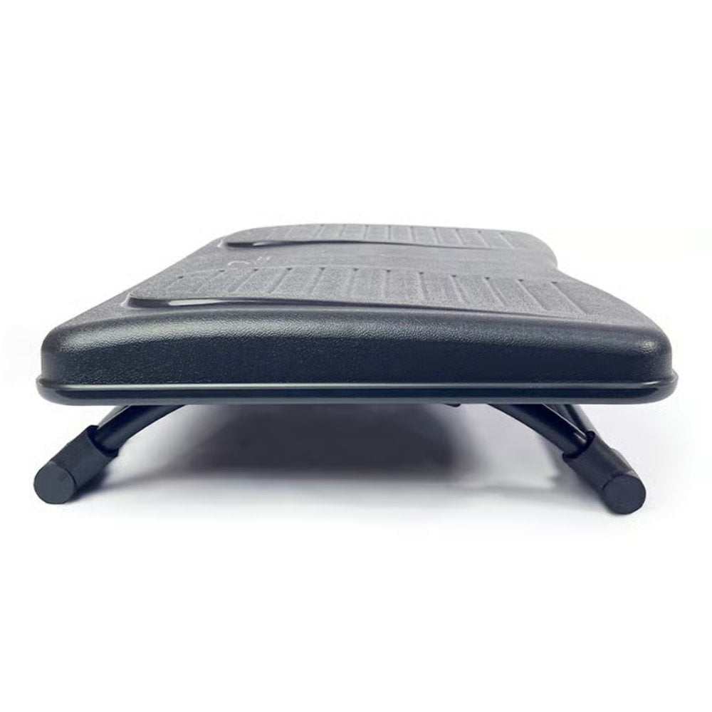Apoio de Pé Reliza Slider PP Ergonômico Antiderrapante NR17 42x29cm Ajustável - Preto