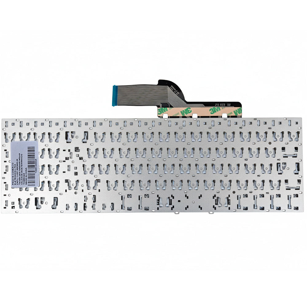 Teclado Compatível Notebook Samsung NP270E5E-KD1BR/KD2BR, NP270E5K-XW1BR, Tecla "Ç", Teclado Numérico, BringIT - Preto