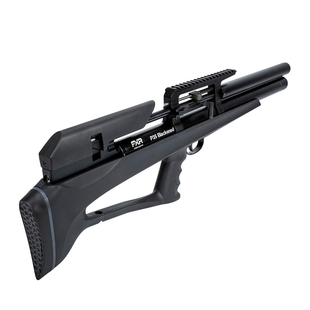 Carabina de Presso Artemis P35 Blackened 55mm PCP, Gatilho Ajustvel 900fps, Cilindro 265cc, Magazine 9 Tiros
