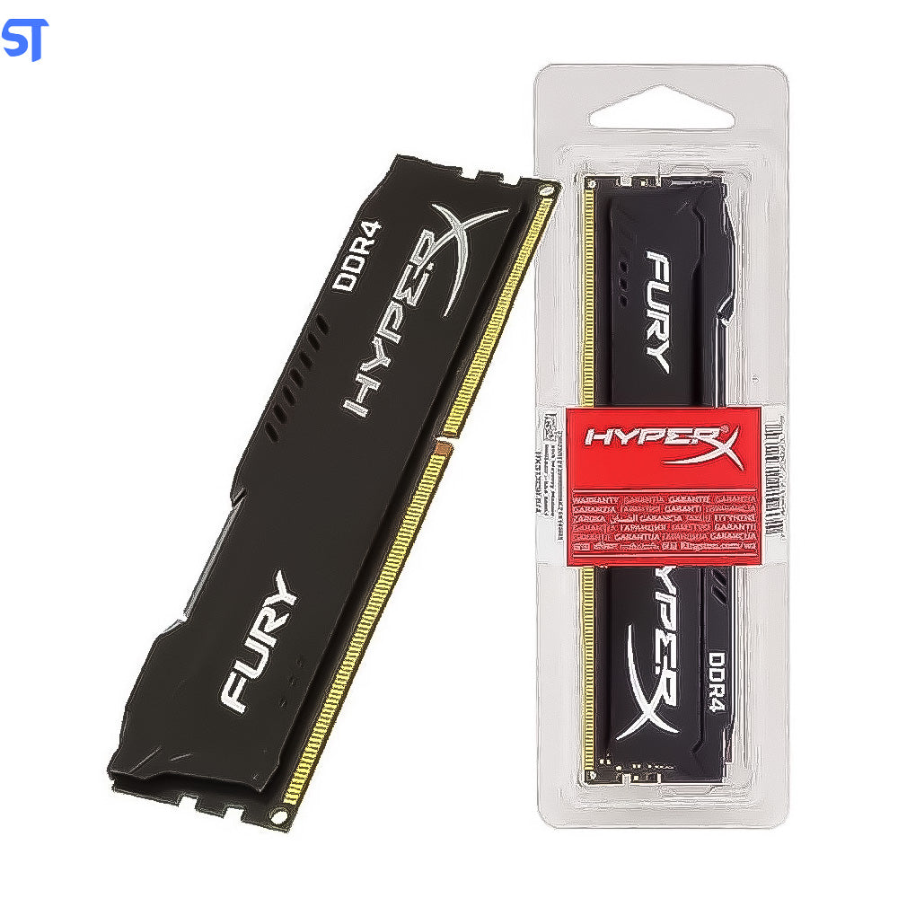 Memória RAM Desktop 8GB, 2400MHz, DDR4, Kingston HyperX Fury - HX424C15FB/8, CL-15