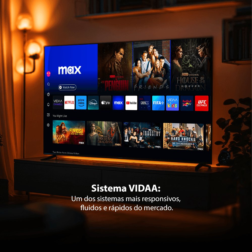 Smart TV DLED 58" 4K Toshiba 58C350NS VIDAA 3 HDMI 2 USB Wi-Fi - TB031M
