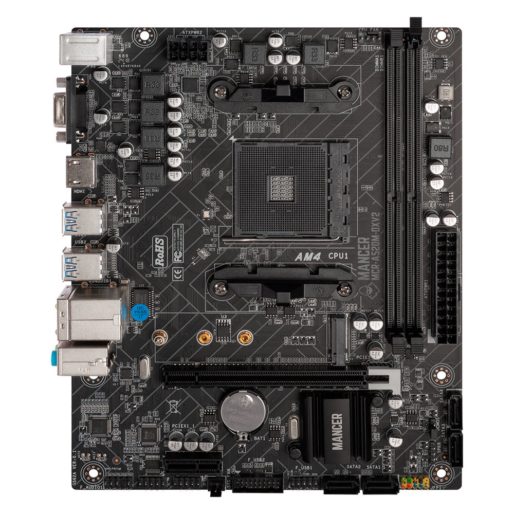 Computador Gamer Aquarius, Ryzen 5 5600XT, SSD 480GB, RAM 16GB, Placa de Vídeo 8GB RTX 4060, Fonte 600W 80 Plus Bronze