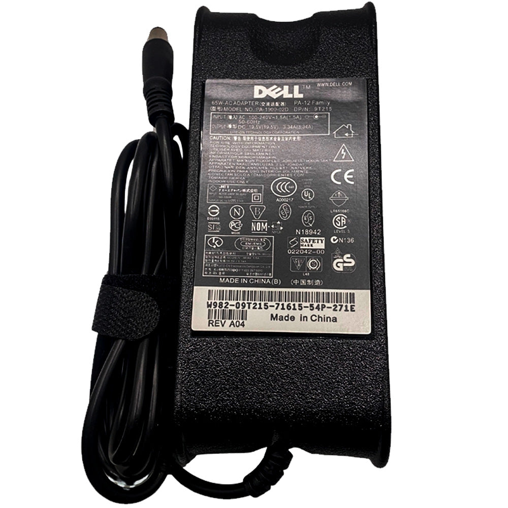 Fonte Compatível Com Dell, 19.5V 3.34A, 65W, Dell Vostro 1510, XPS M1330, Latitude E4200 - Pino 7.5mm x 5mm