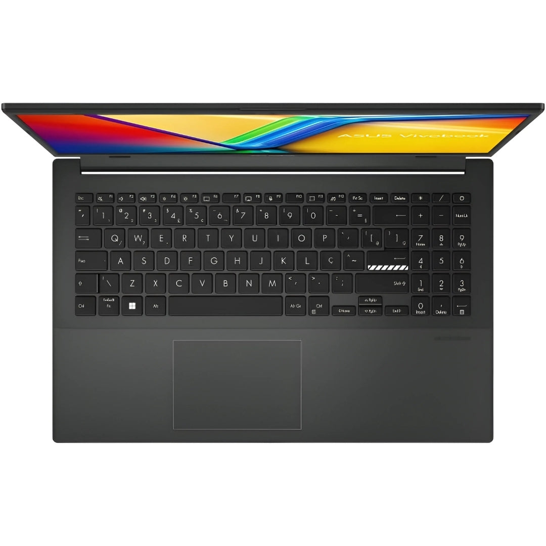 Notebook ASUS Vivobook Go 15, AMD Ryzen 3 7320U, 4GB, 128GB SSD, KeepOS, 15,6" LED FHD, Mixed Black