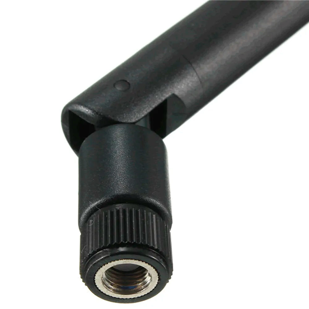 Antena Wi-Fi Sem Fio 2.4 GHz 5dBi RP SMA Macho 19cm - Preto