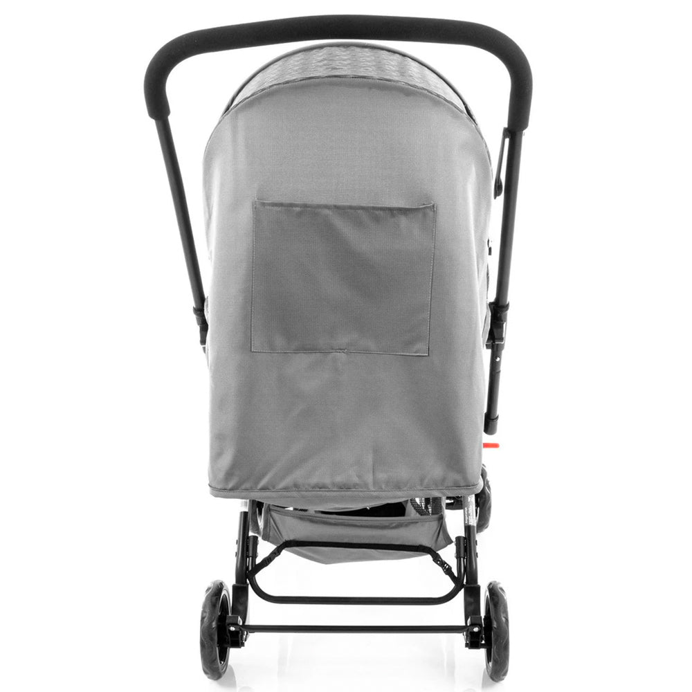Carrinho de Bebê Com Bebê Conforto TS DUO Cosco Kids, Travel System Reverse, Cinza Rajado