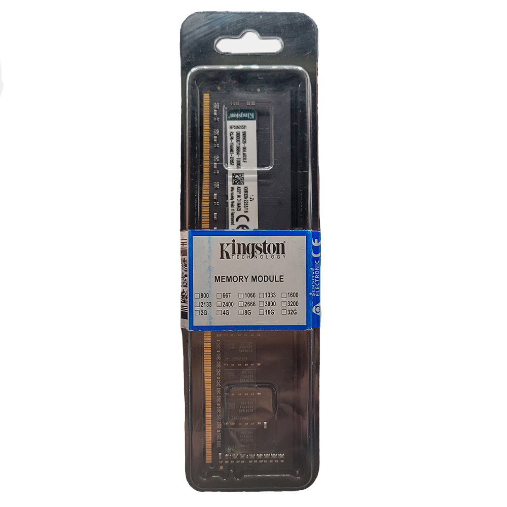Memória Ram Desktop 16GB 3200MHz DDR4 Kingston KVR32N22S8/16 - Preta