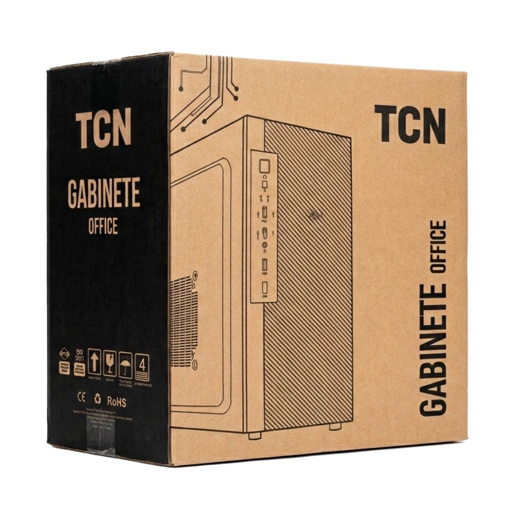 Gabinete Office TCN Com Fonte 230W - Preto