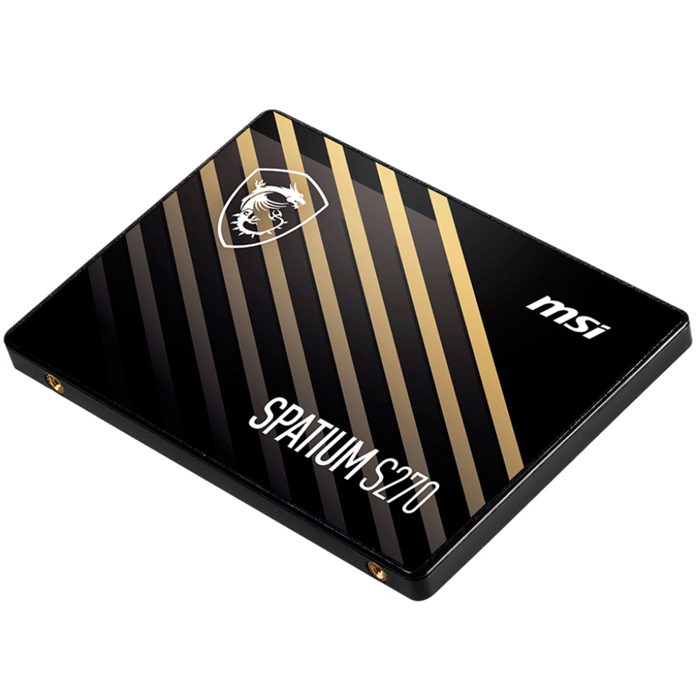 SSD MSI Spatium S270, 480GB, 2.5, Sata III 6GB/s, Leitura 500MB/s, Gravacao 450MB/s, SPATIUM-S270-480G