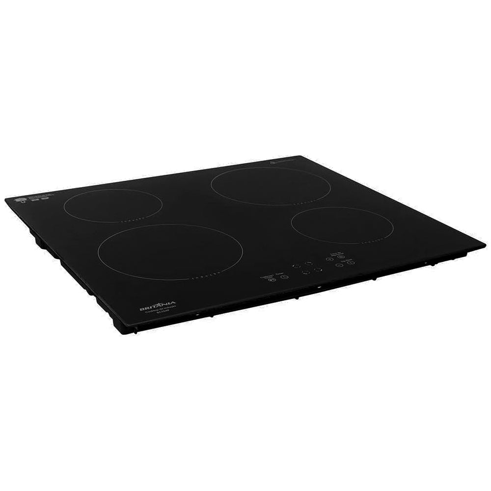 Cooktop Fogão Por Indução Britânia 4 Bocas Preto BCT04P