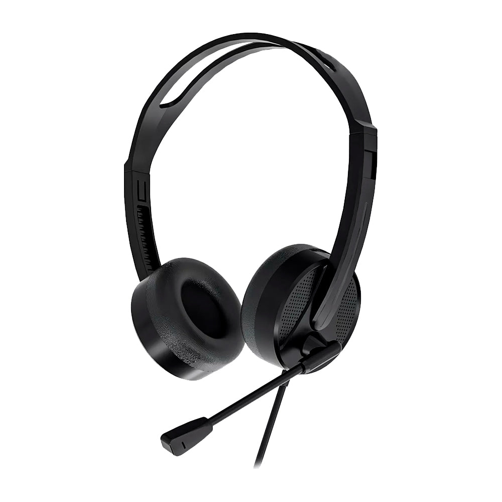 Fone de Ouvido Lenovo Lecoo HT106 3,5mm Com Microfone Ajustável Para Chamadas de Voz, Versão USB