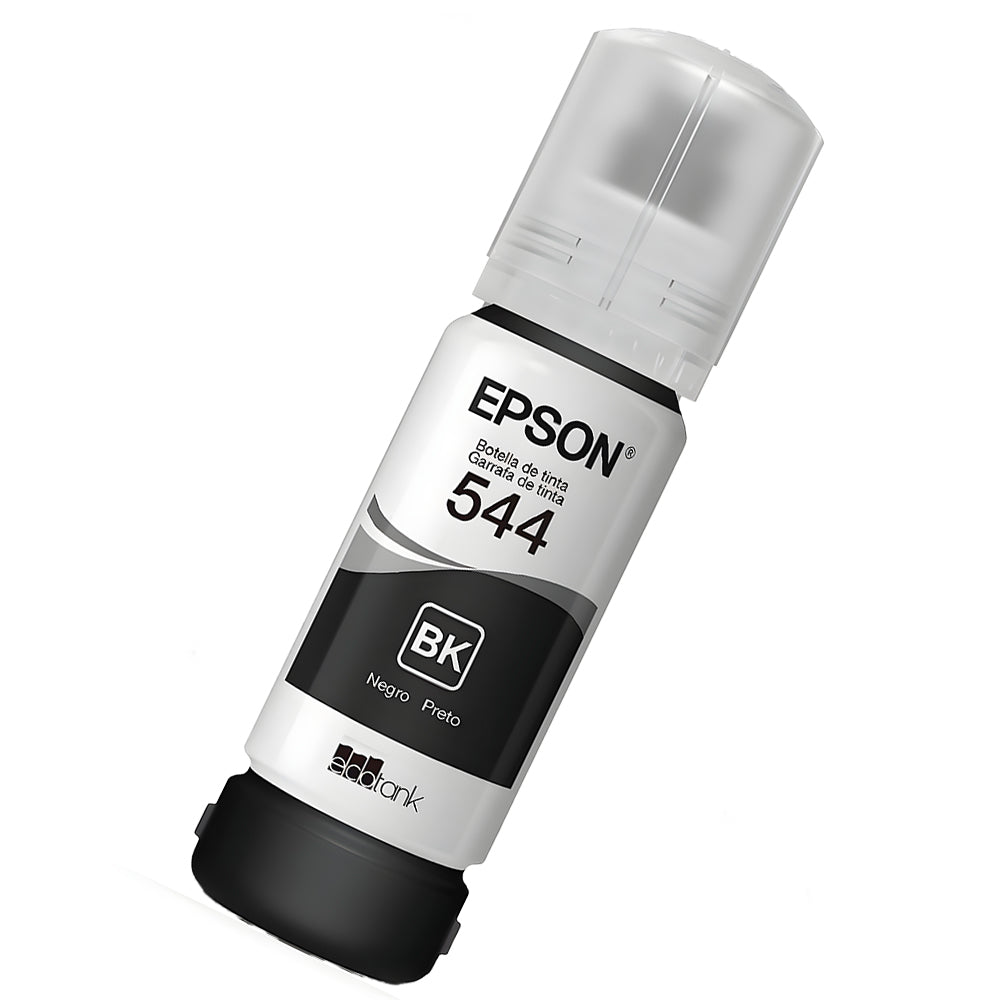 Refil de Tinta Epson Preto 544-T544120 Original P/EcoTank L3110 L5190 L3150 L3210 L3250 Rende 4.500 Paginas (Fora da CX)