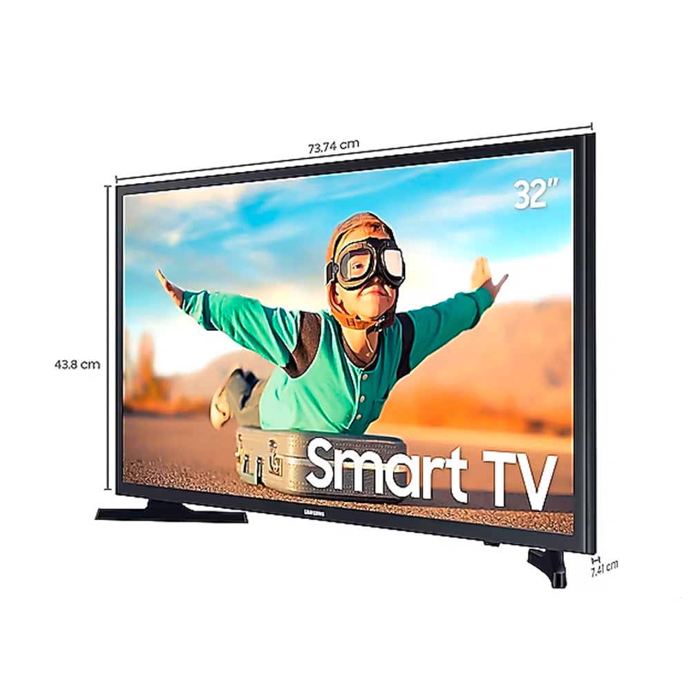 Smart TV 32" Samsung UN32T4300AGXZD HD HDR com Wi-Fi, 1 USB, 2 HDMI,Tizen, 60Hz