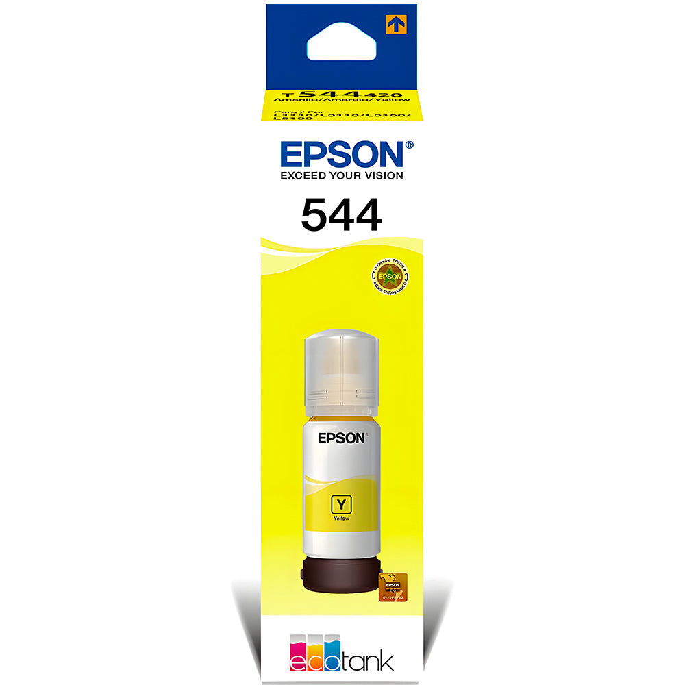 Refil de Tinta Epson Amarelo 544-T544420 Original Para L3110/L3150 Rende 7.500 Paginas- (CAIXA)