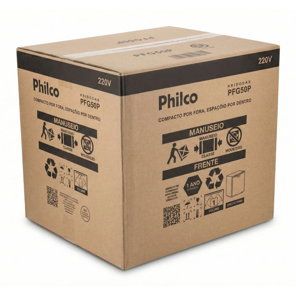Frigobar Philco PFG50P com 6 Níveis de Ajustes 45 Litros 1400W 220V Preto