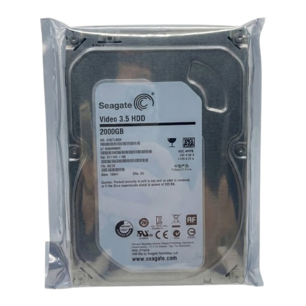HD Seagate 2TB 3.5" Sata III 6gb/s Video 3.5HDD 5900rpm 64mb Cache para Dvr Cftv Pc