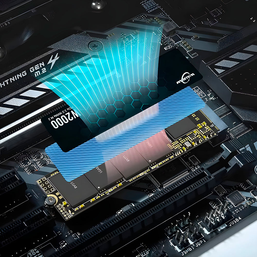 SSD M.2 NVME PCIe 3.0 Walram 512GB, Leitura 3.500Mb/s, Escrita 2.100Mb/s - W2000