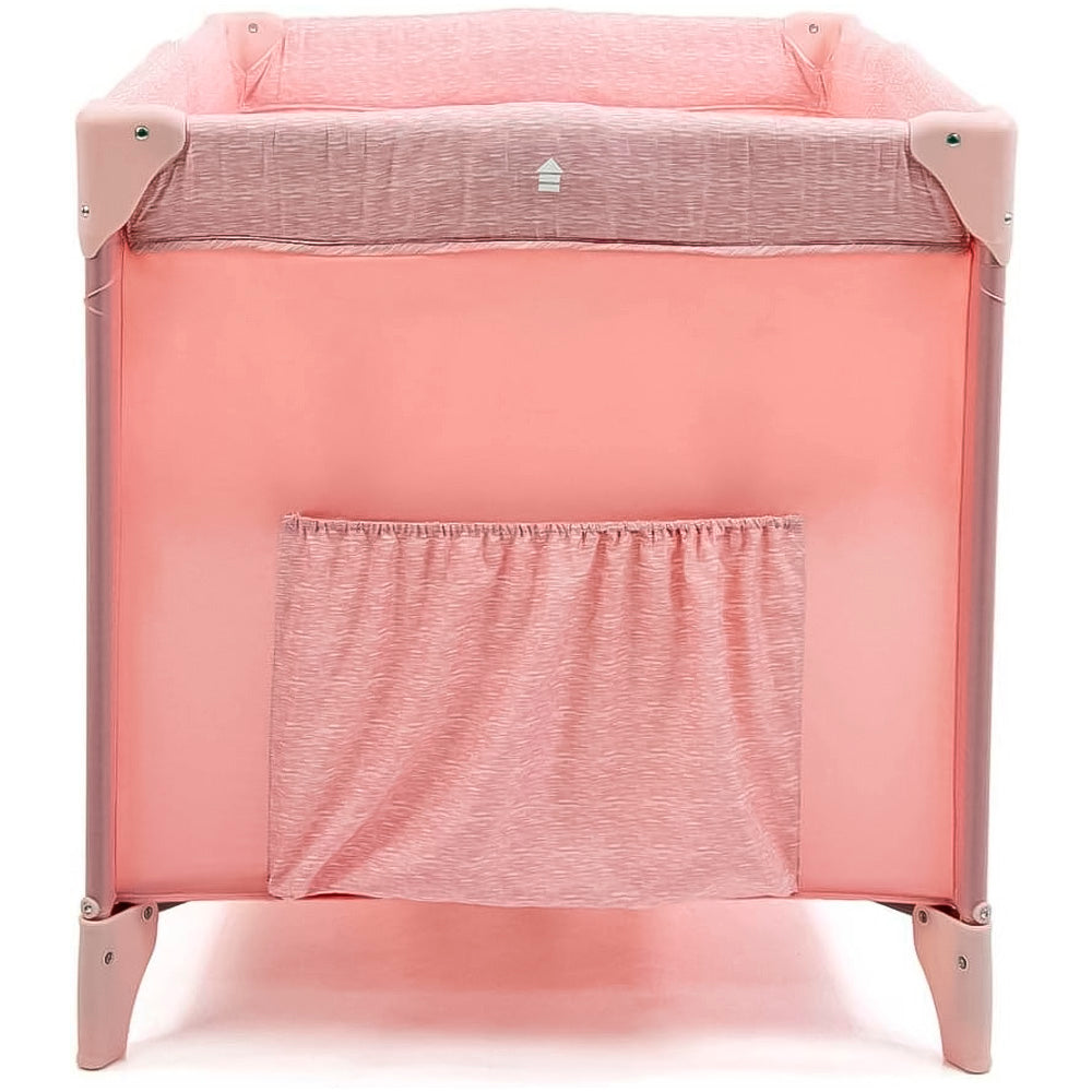 Berço Portátil Cosco Kids, Berço Nanny, de 0 a 18kg, Rosa Rajado