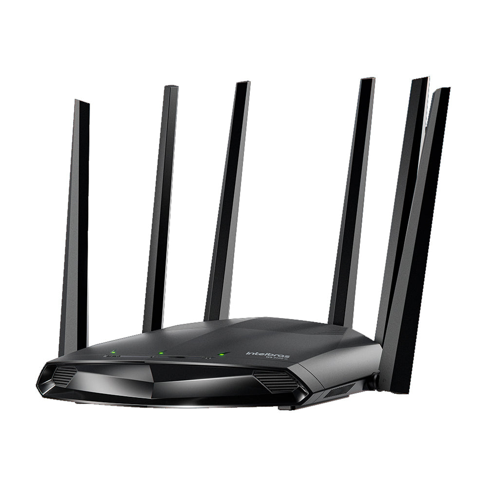 Roteador Wi‑Fi 5 Intelbras W5‑2100G inMesh - Dual Band AC2100, 6 Antenas 5 dBi, 3 LAN + 1 WAN Gigabit, até 180 m²