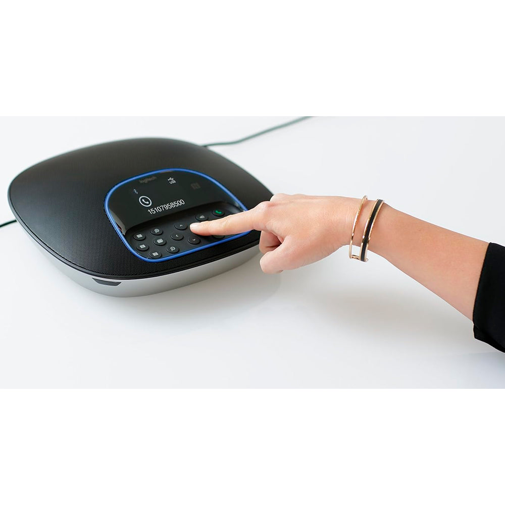 ConferenceCam Logitech CC3000e 2.0 Videoconferência Full HD com Microfone e Alto-Falante