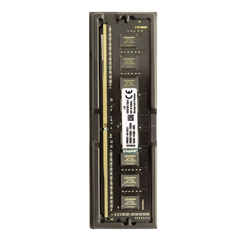 Memória Ram Desktop 4GB 2400MHz DDR4 Kingston KVR24N17S8/4 - Preta
