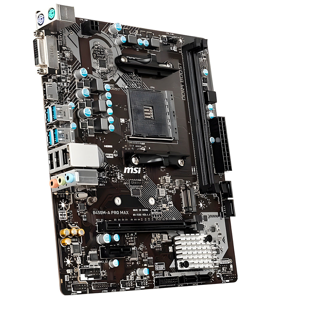 Placa Mãe MSI B450M-A Pro Max, AMD AM4, Micro-ATX, DDR4