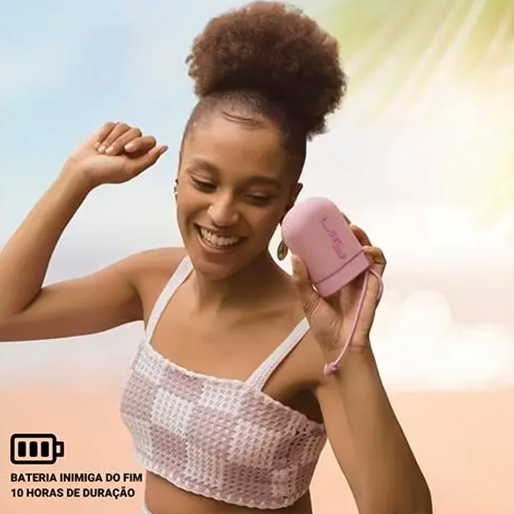 Caixa de Som Portatíl Bluetooth, 5W, Protecao IP67, Lity B10 - Lilas