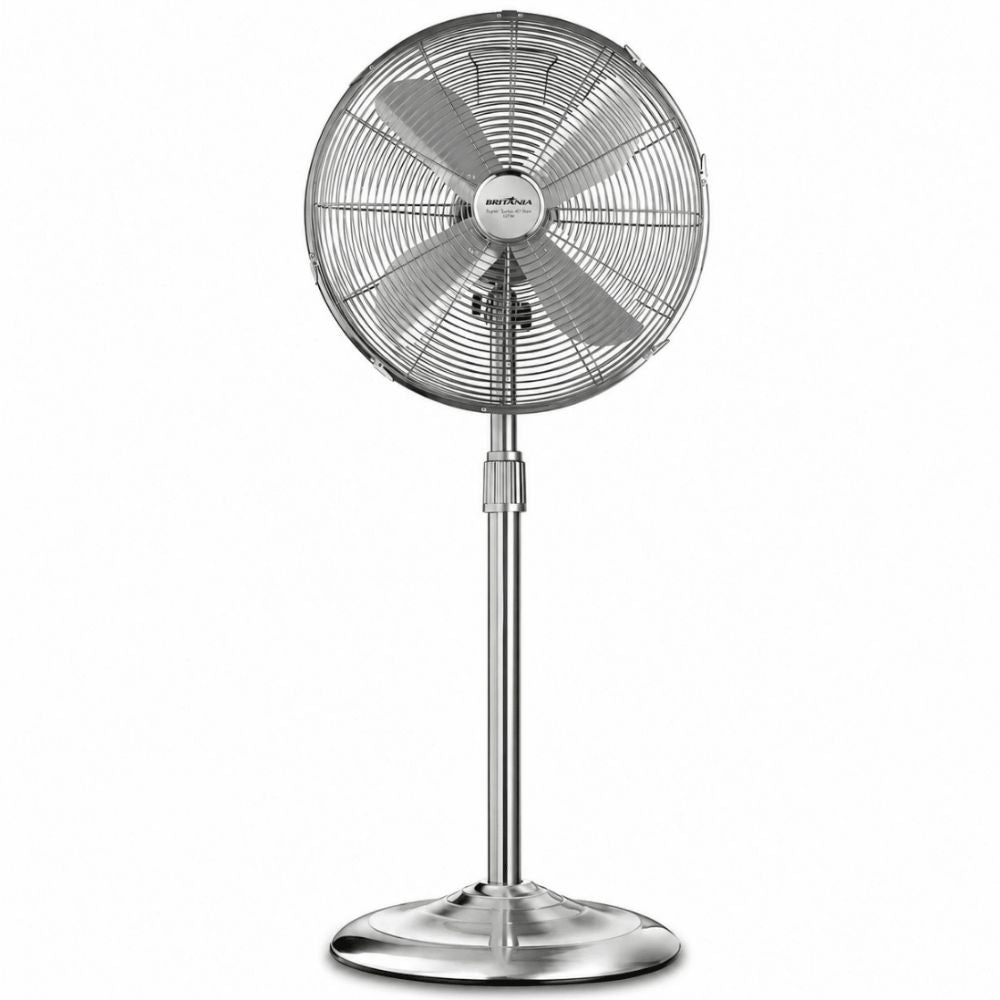 Ventilador de Coluna Britânia BVT452 Grade de 45cm Com 4 Pás, 3 Velocidades, 128W, 220V - Prata