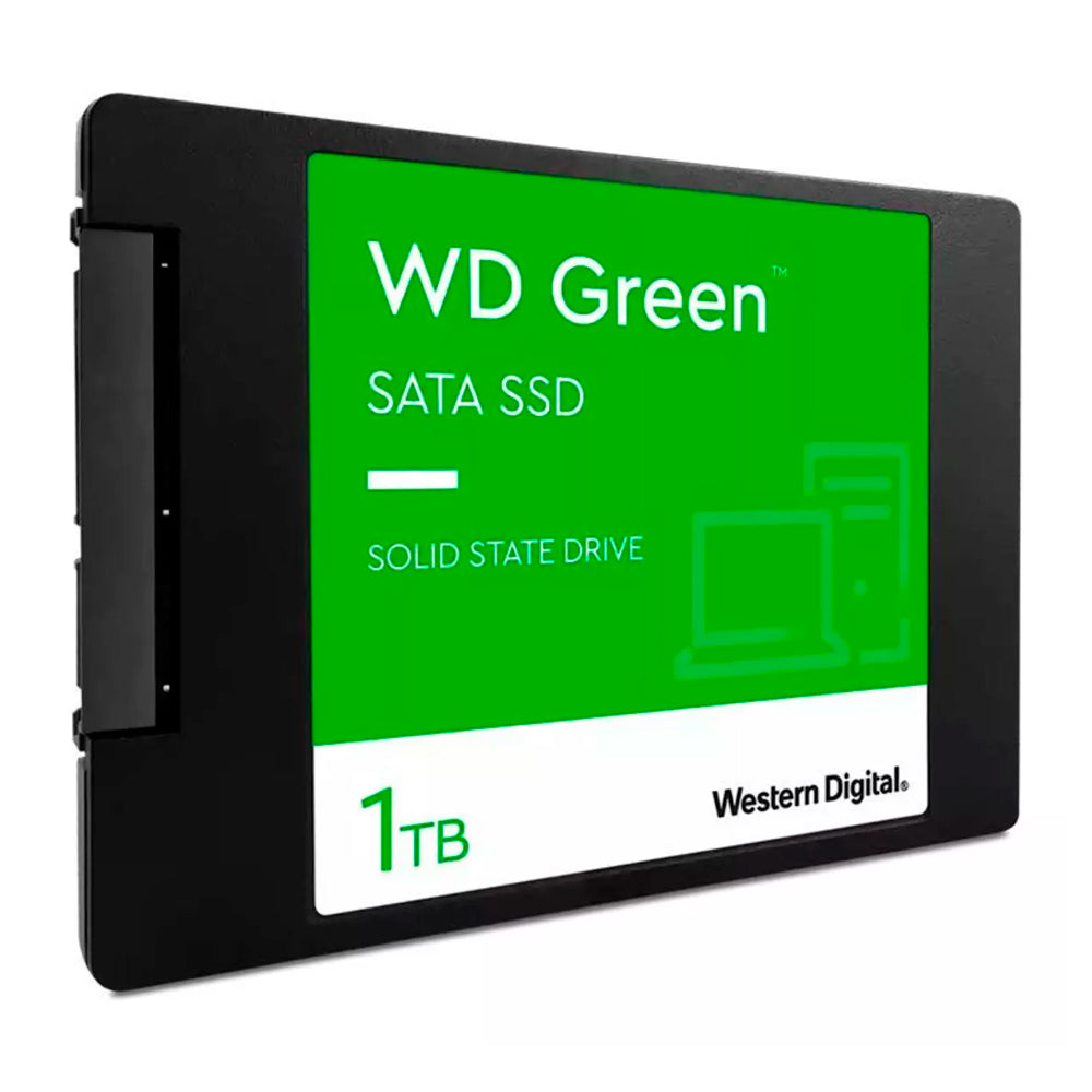 HD SSD WD Green 1TB SATA Leitura 545Mbps Gravação 430Mbps Western Digital WDS100T3G0A