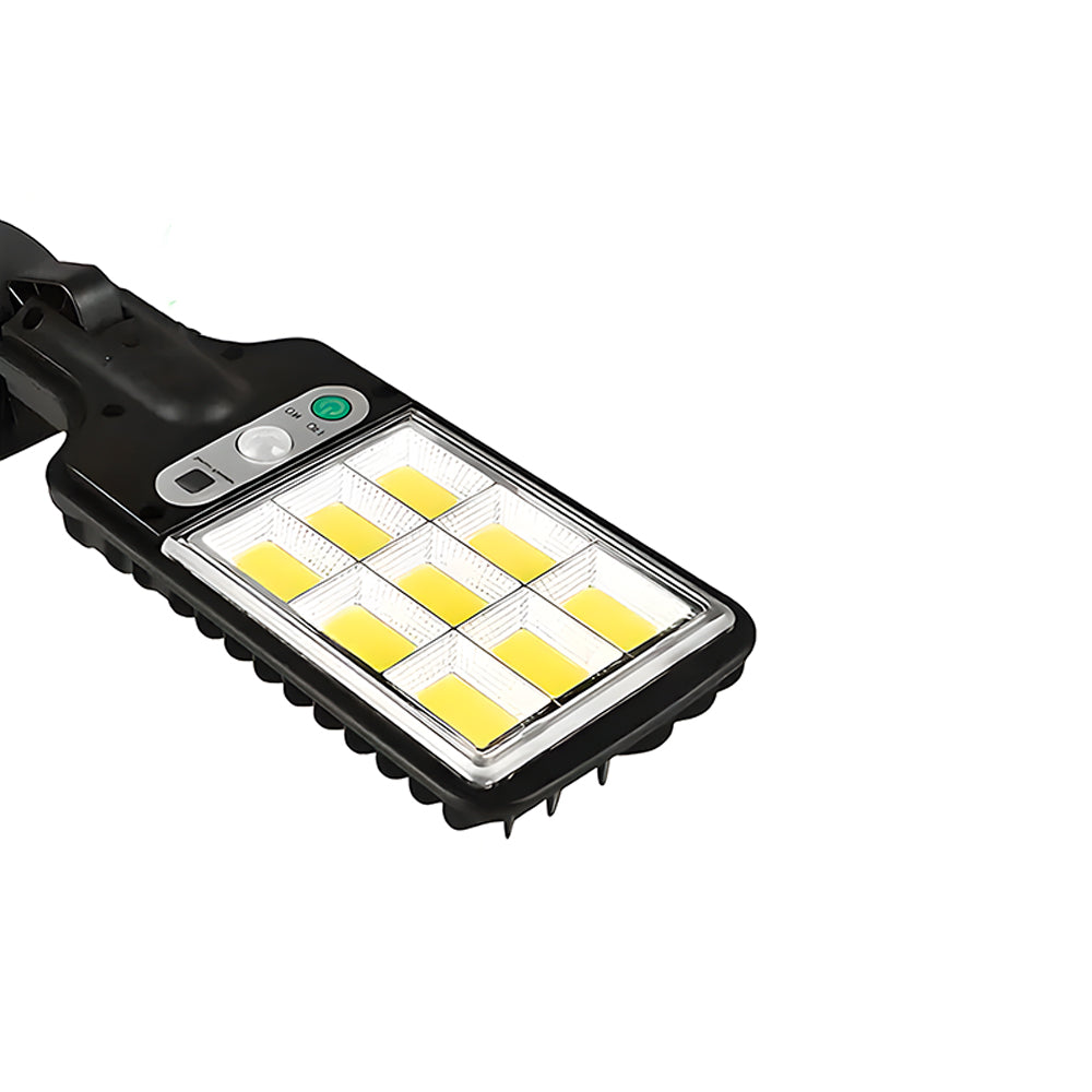 Luminária Solar 400W, 3 Modos de Iluminação, COB 108, Sensor de Movimento