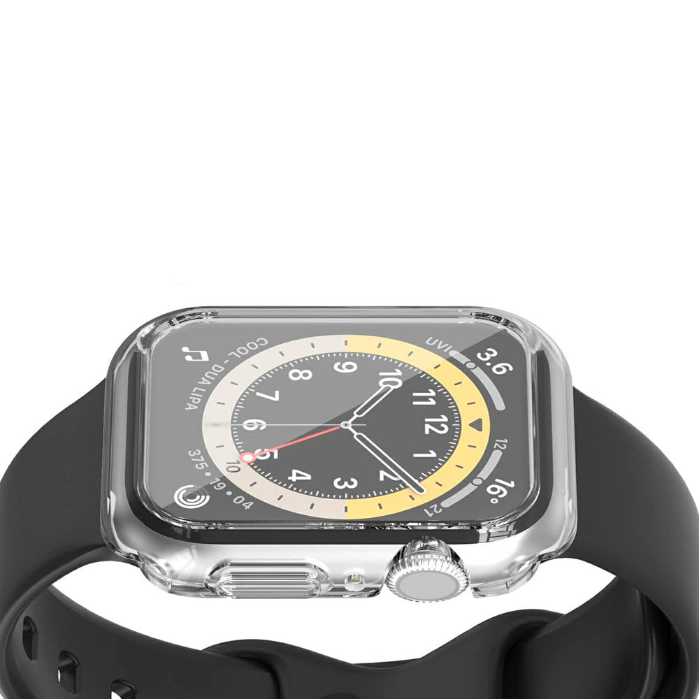 Película Case Protetora Para Apple Watch, 45mm, Resistente a Arranhões, Transparente
