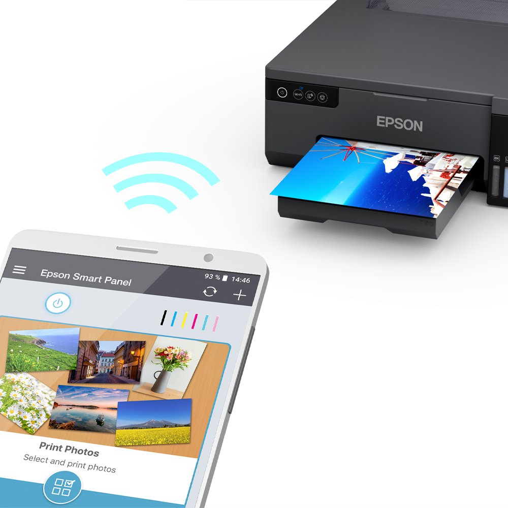 Epson EcoTank L8050 Impressora Fotográfica 6 Cores Wi-Fi USB Bivolt CD/DVD Cartão PVC