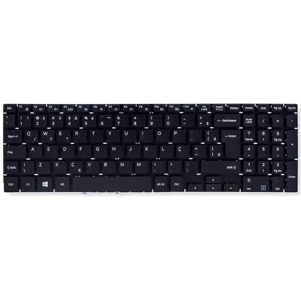 Teclado Para Notebook Compativel Com Samsung NP300E5K Expert X41 - Preto