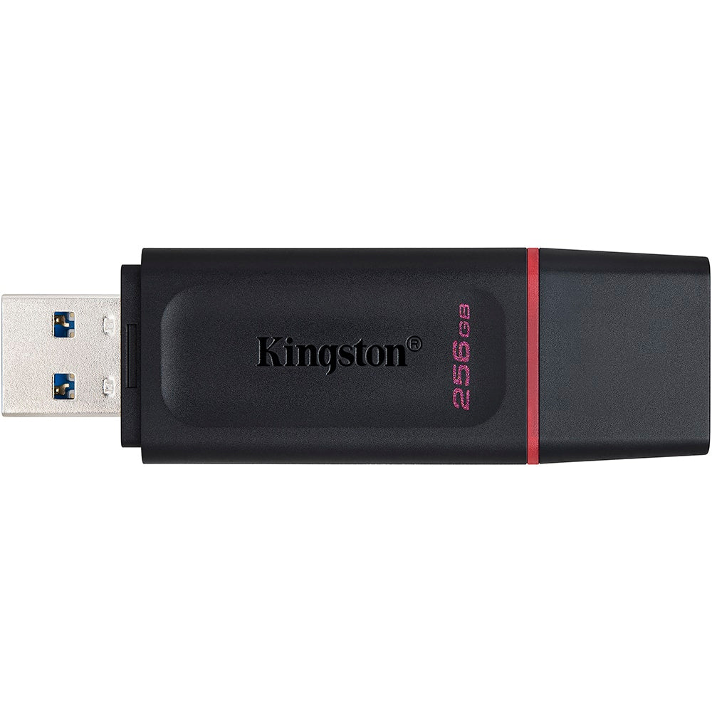 Pen Drive Kingston DataTraveler Exodia 256GB USB 3.2 Gen1, com Tampa Protetora, Preto - DTX/256GB