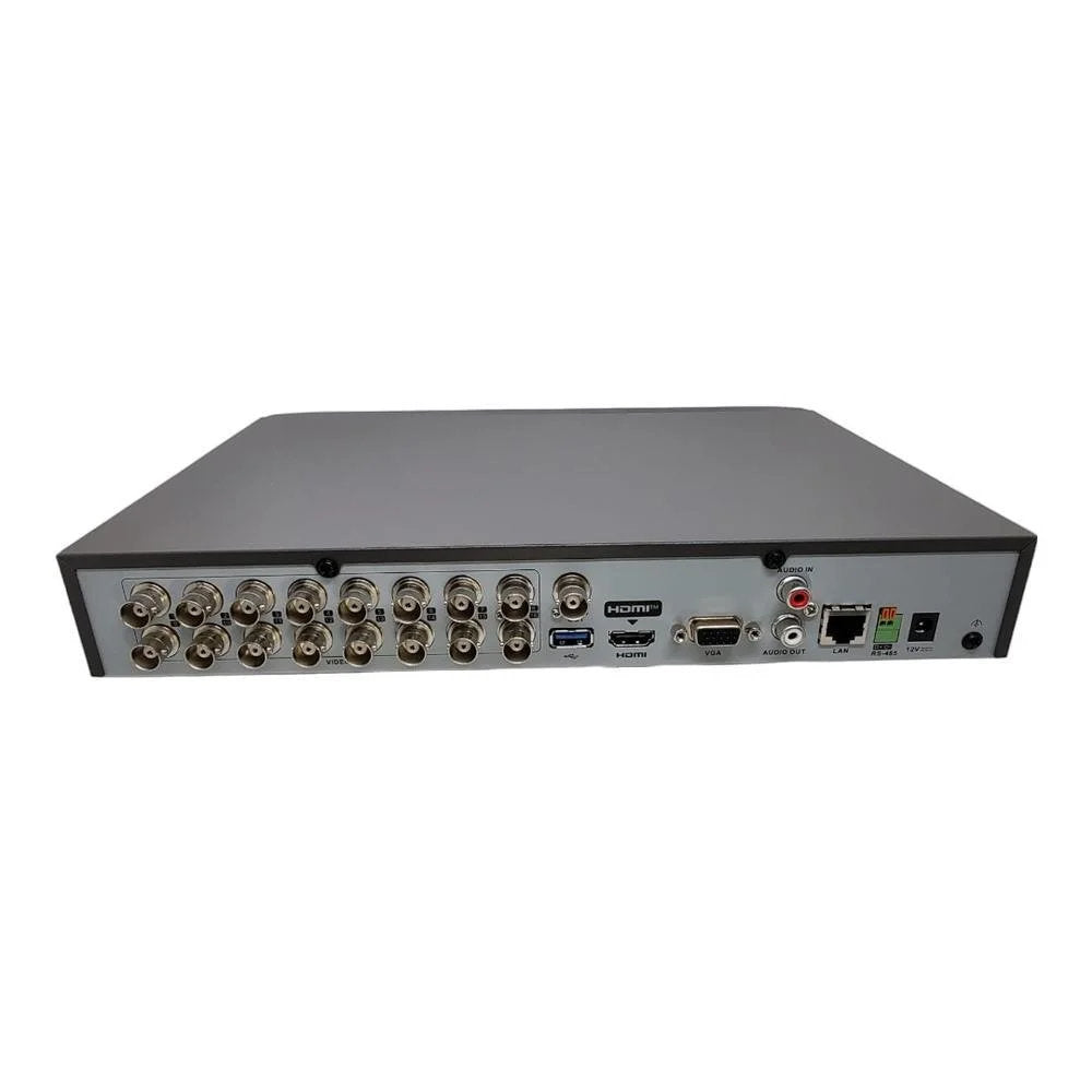 Gravador Digital DVR Hikvision, 16 Canais H.265+, 3K 5MP, Turbo HD 7200 Series Acusense, S/HD - iDS-7216HQHI-M1/S