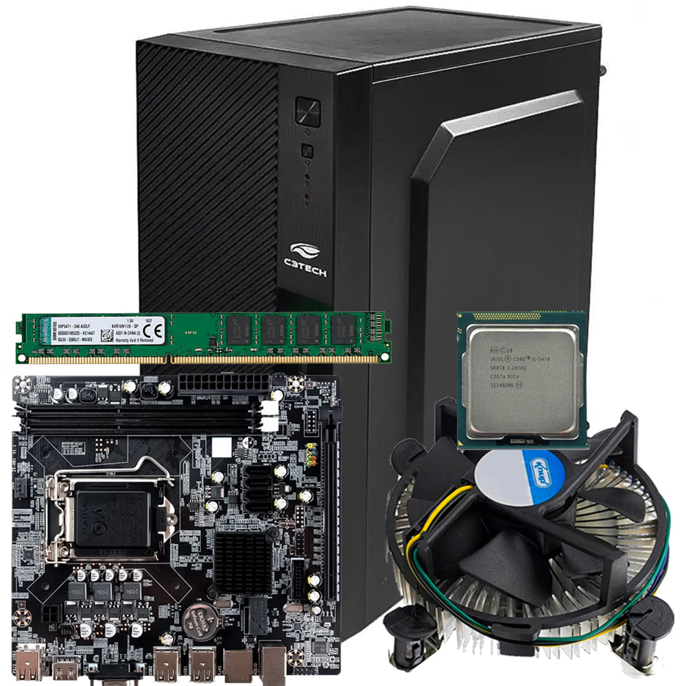 Kit Micro (Processador i5-3470/8GB DDR3/Win10) - Sem SSD
