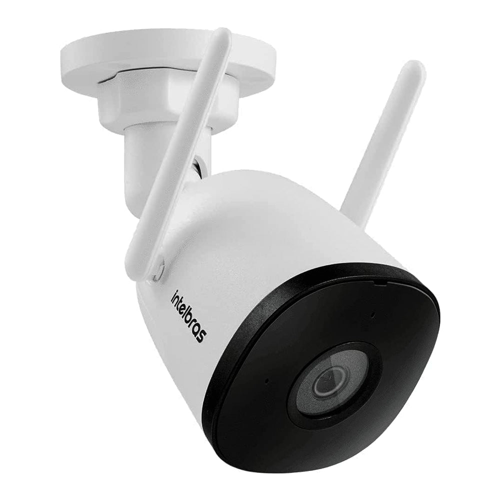 Câmera Inteligente Externa Compatível com Alexa Wi-Fi Full HD iM5 SC Branco Intelbras