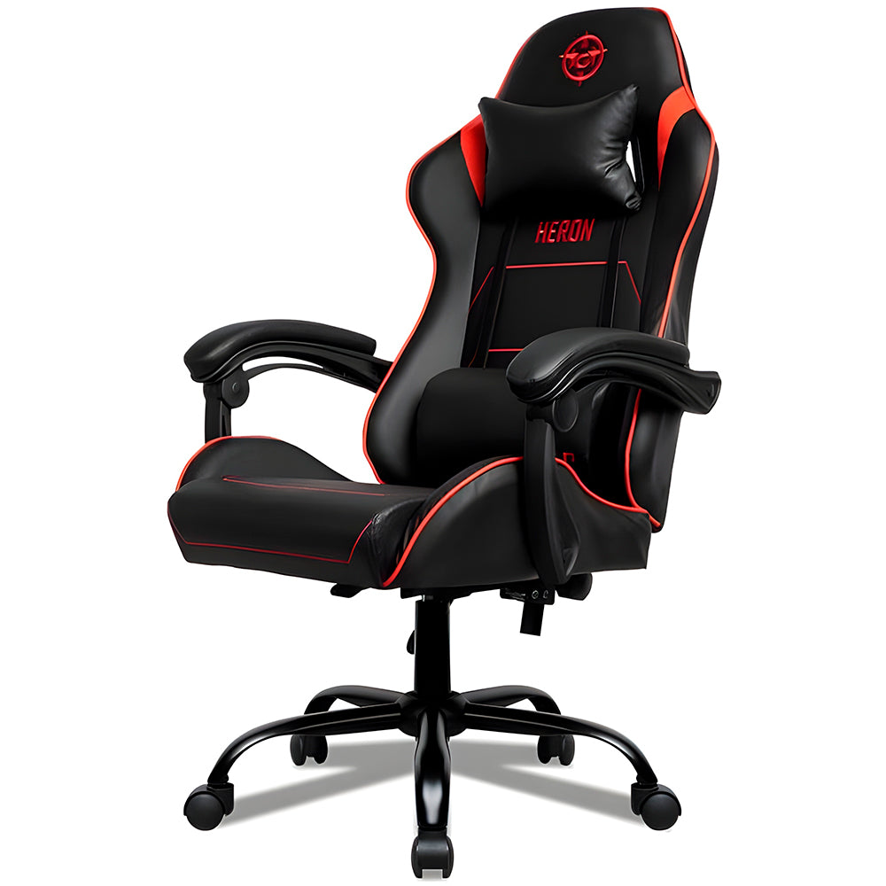 Cadeira Gamer TGT Heron TC, Preto e Vermelho, TGT-HRTC-BR02