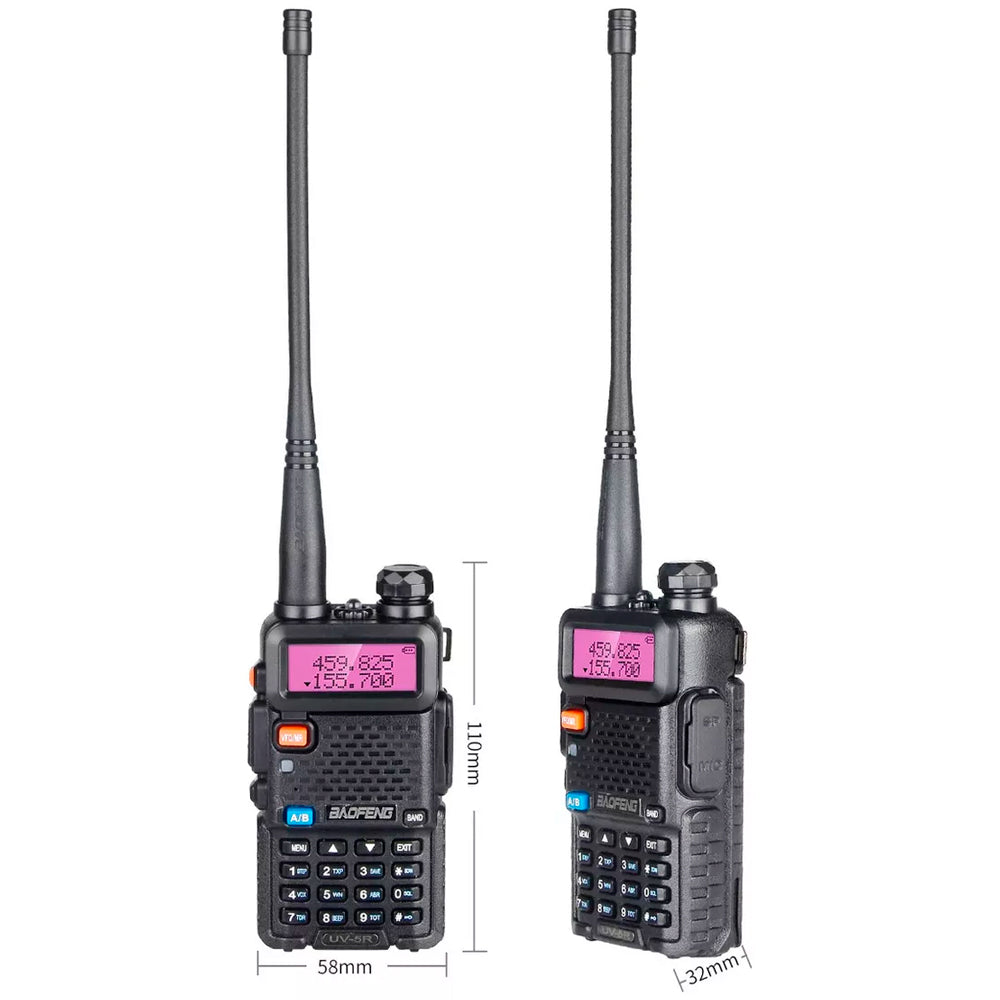 Rádio Baofeng Dual Band UHF/VHF UV-5R FM