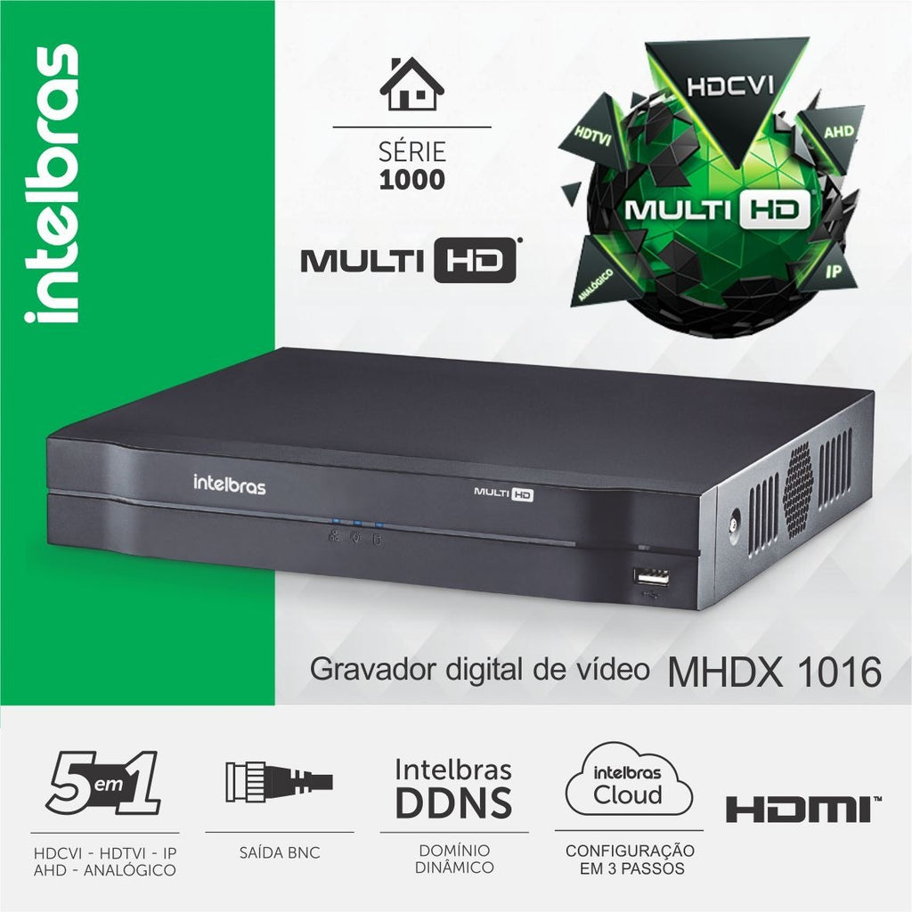Dvr Gravador Digital de Imagem 16 Canais Mhdx 1016