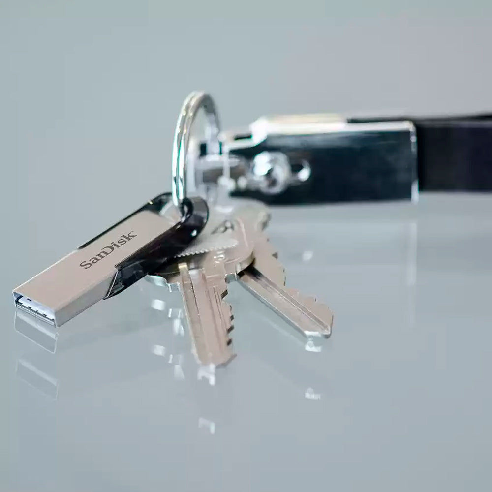 Pen Drive SanDisk Z73 Ultra Flair 64GB USB 3.0, Preto Metálico, 150Mb/s, Compatível USB 2.0 - SDCZ73-064G-G46