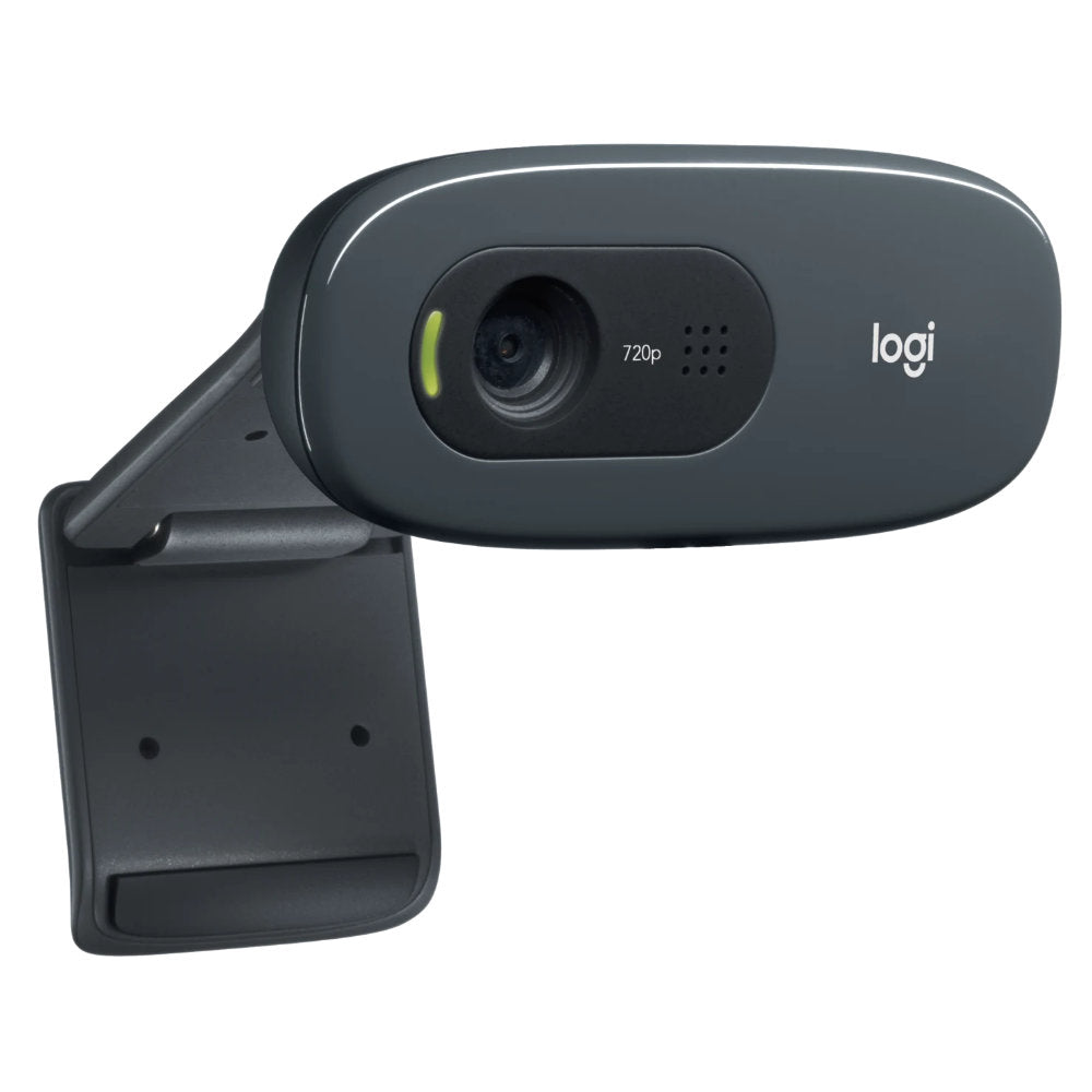Webcam Logitech C270 HD 3MP, Vídeo 720p 30fps, Microfone Integrado, Widescreen, USB 2.0, 66° FOV, Preto