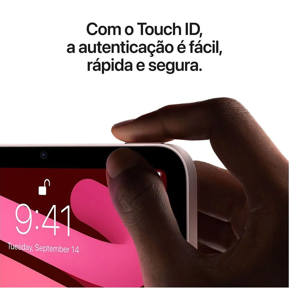 iPad Apple Mini, 6ª Geração, A15 Bionic, Tela 8.3'', Wi-Fi, 256GB, Luz das Estrelas, MK7V3BZ/A