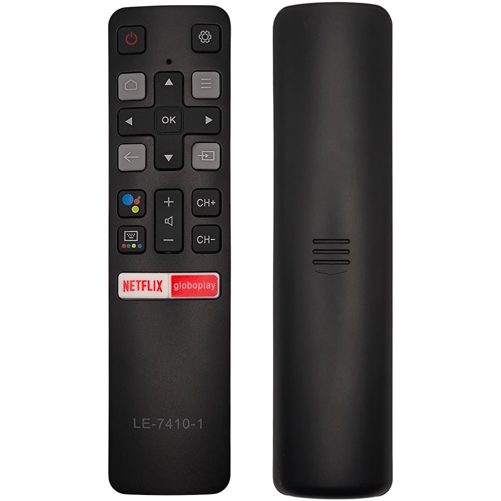 Controle Remoto Smart TV, Com Botões Netflix e Globoplay, Lelong - LE-7410-1