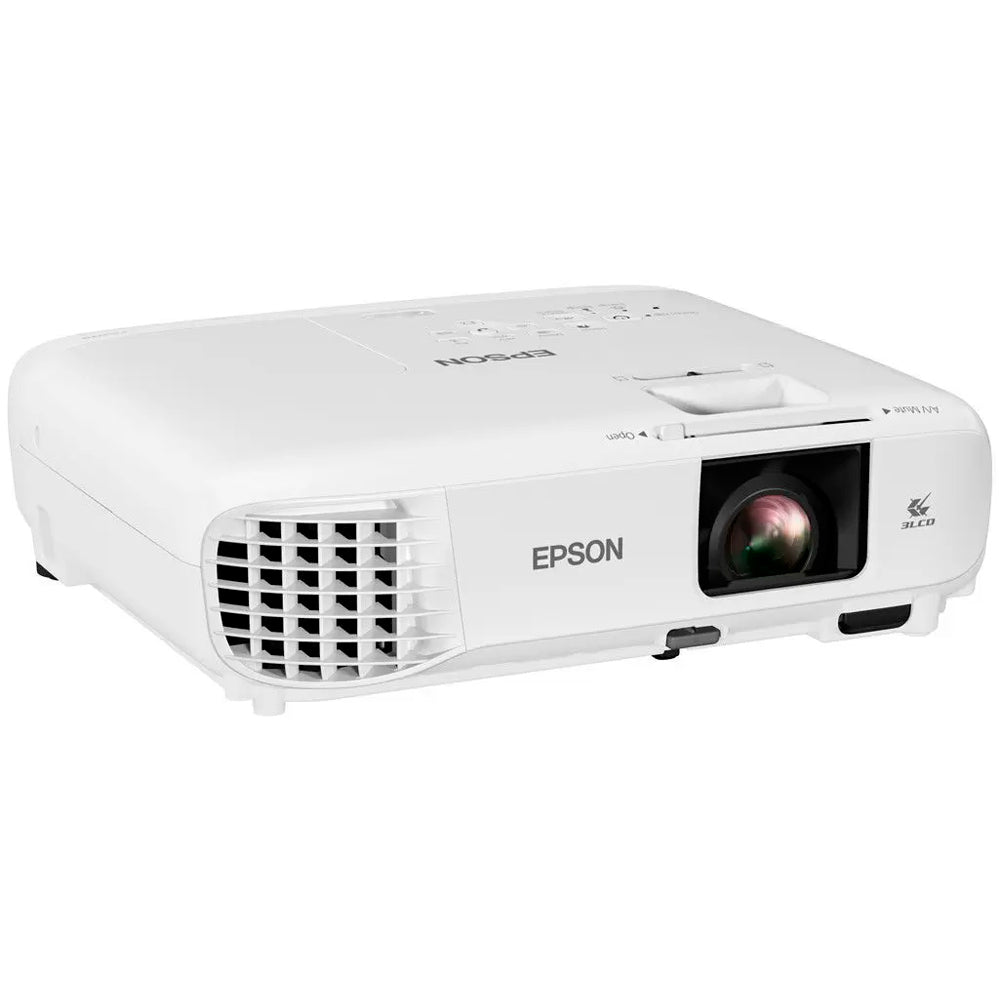 Projetor Epson Powerlite E20 3LCD, XGA, 3.400 Lumens, Conexão HDMI, Bivolt - V11H981020