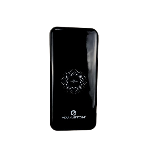 Carregador Portátil, Power Bank, 4 Saídas ( Lightning, Tipo-C, Micro USB, USB-A), 10.000mAh, H'Maston, YD-25, Preto