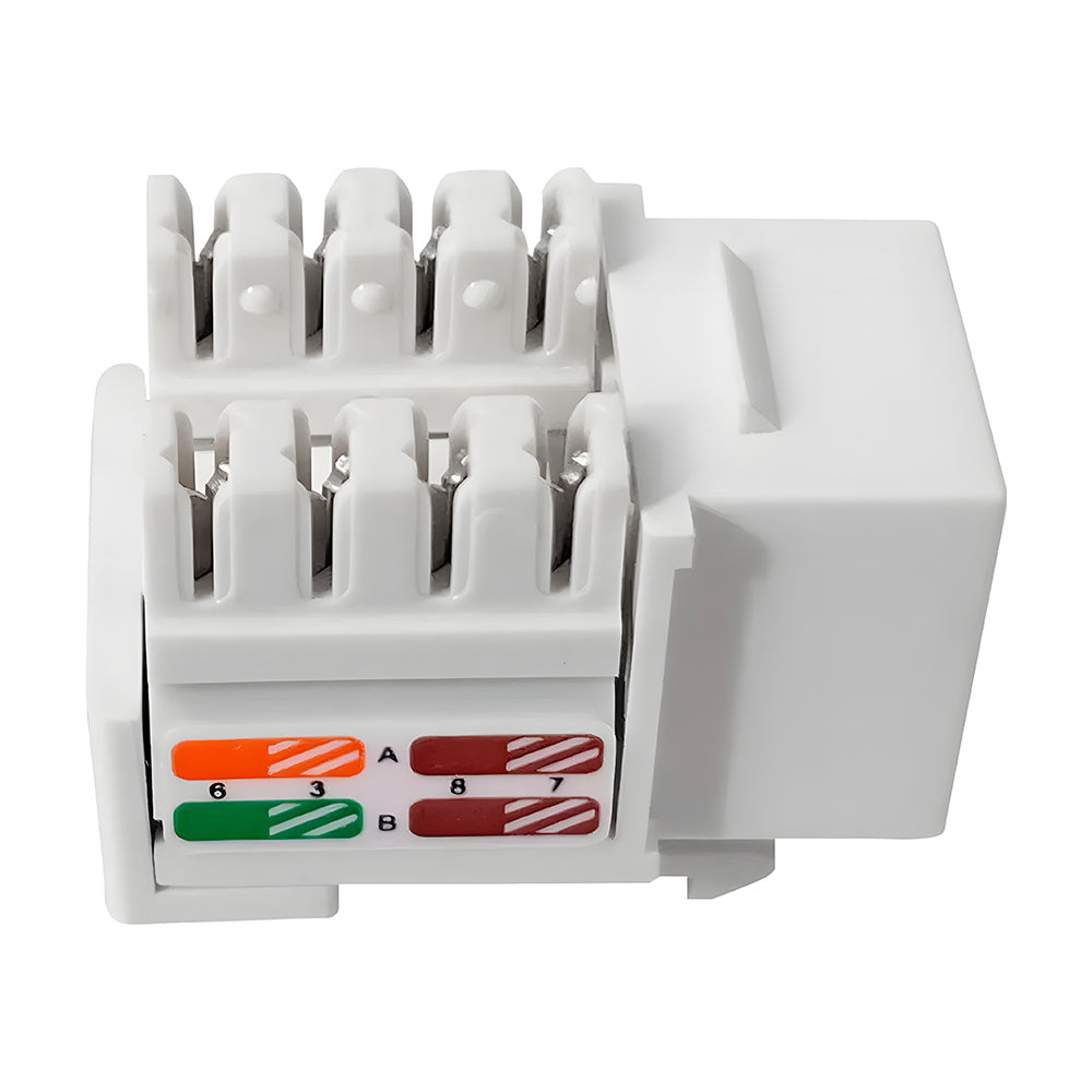 Conector Keystone Fêmea RJ45 CAT5, SohoPlus, Furukawa - Branco