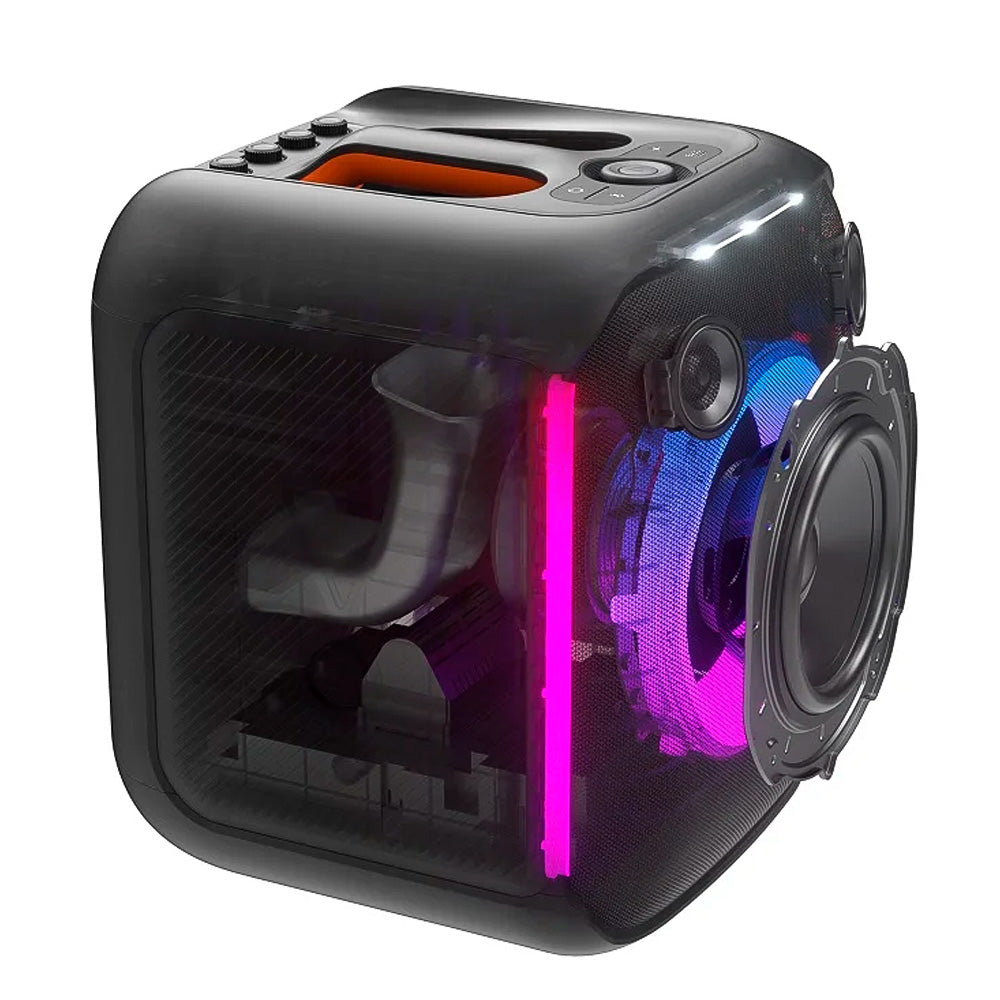 Caixa de Som Bluetooth JBL PartyBox Encore Com 2 Microphones 100W - Power Ful Bass Boost JBLPBENCORE2MICBR