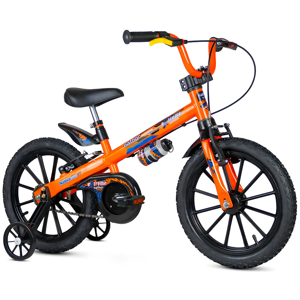 Bicicleta Infantil Masculinho Nathor Aro 16 Extreme - Laranja